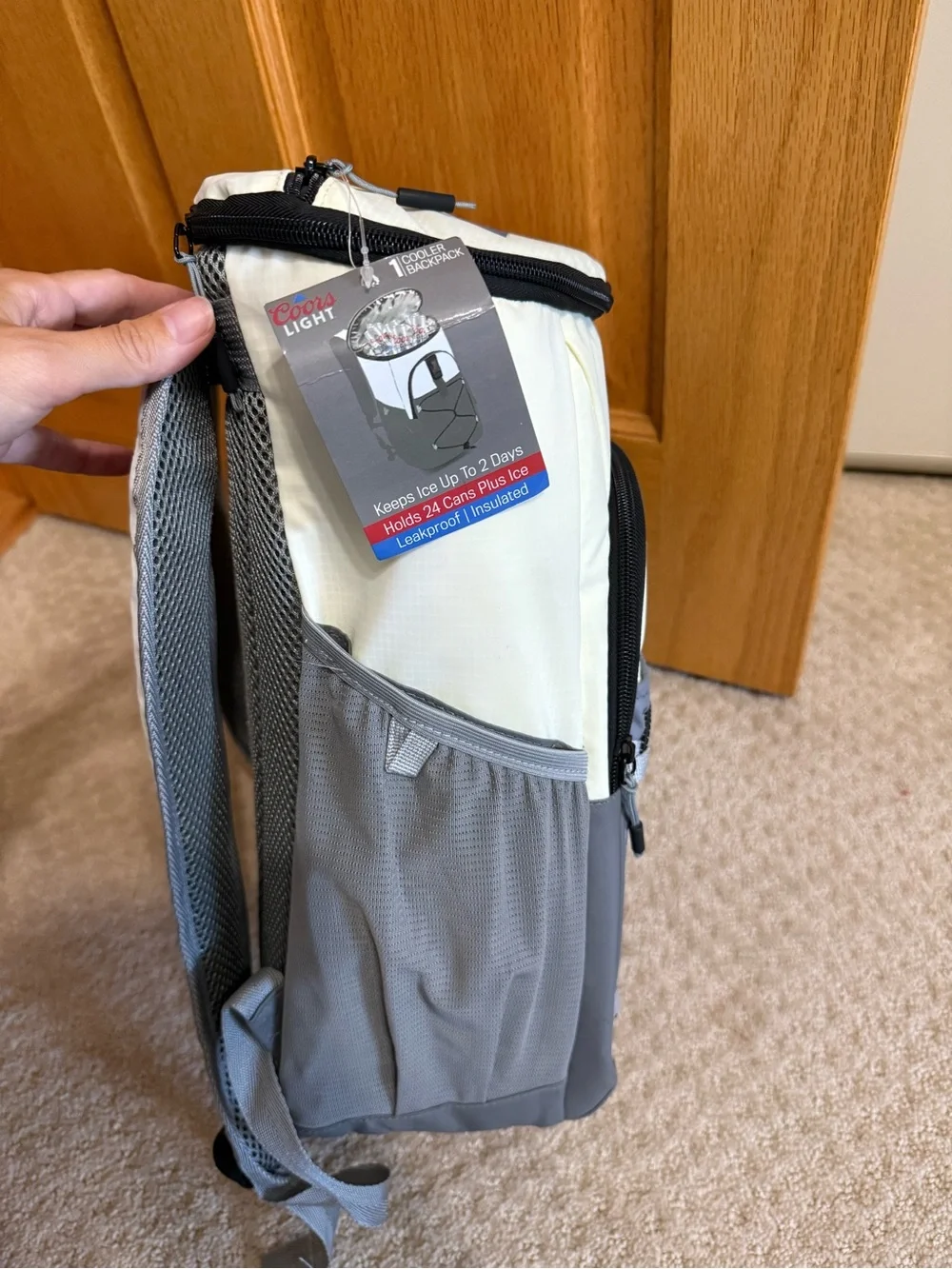 Coors Light Insulated Cooler Backpack NWT